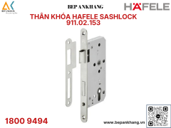 Thân khóa Hafele SASHLOCK Inox mờ  -  911.02.153